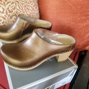 Dansko Bronze Clogs